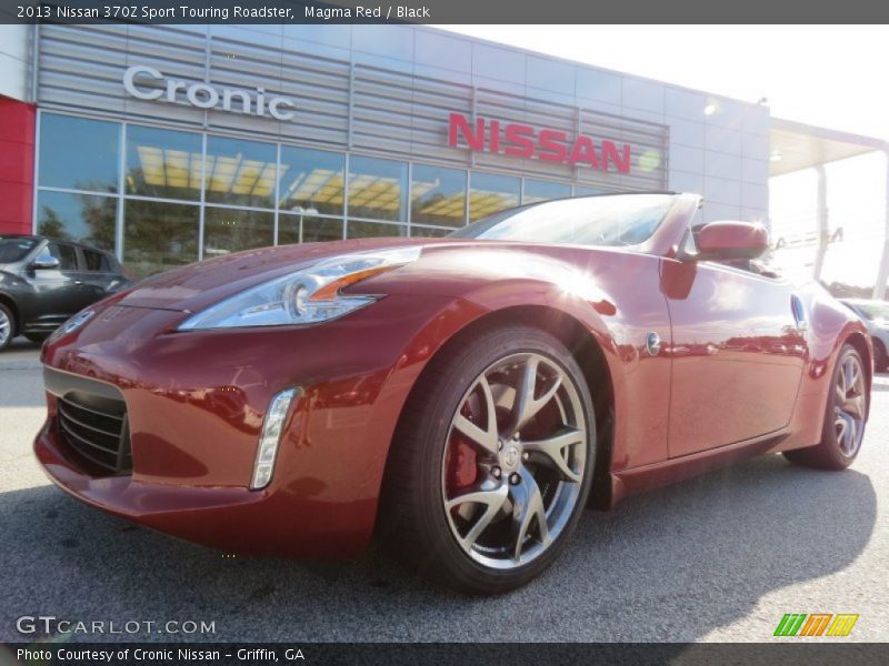 Magma Red / Black 2013 Nissan 370Z Sport Touring Roadster