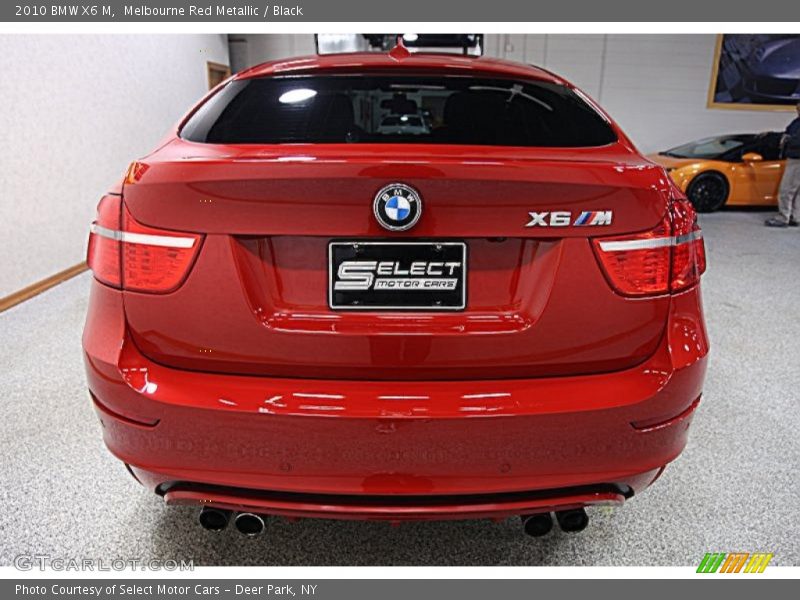 Melbourne Red Metallic / Black 2010 BMW X6 M