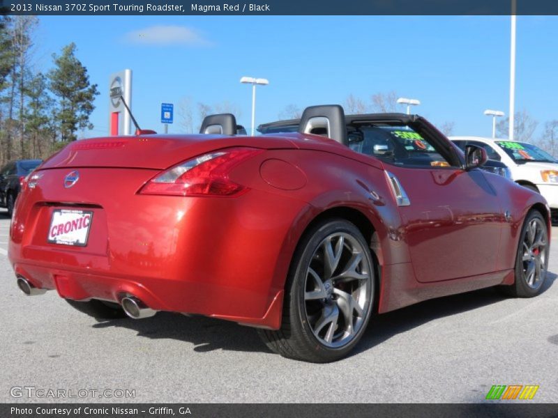 Magma Red / Black 2013 Nissan 370Z Sport Touring Roadster