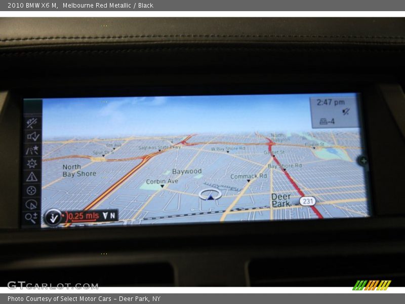 Navigation of 2010 X6 M 