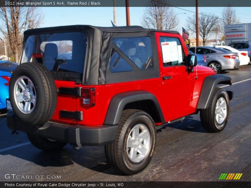  2012 Wrangler Sport S 4x4 Flame Red