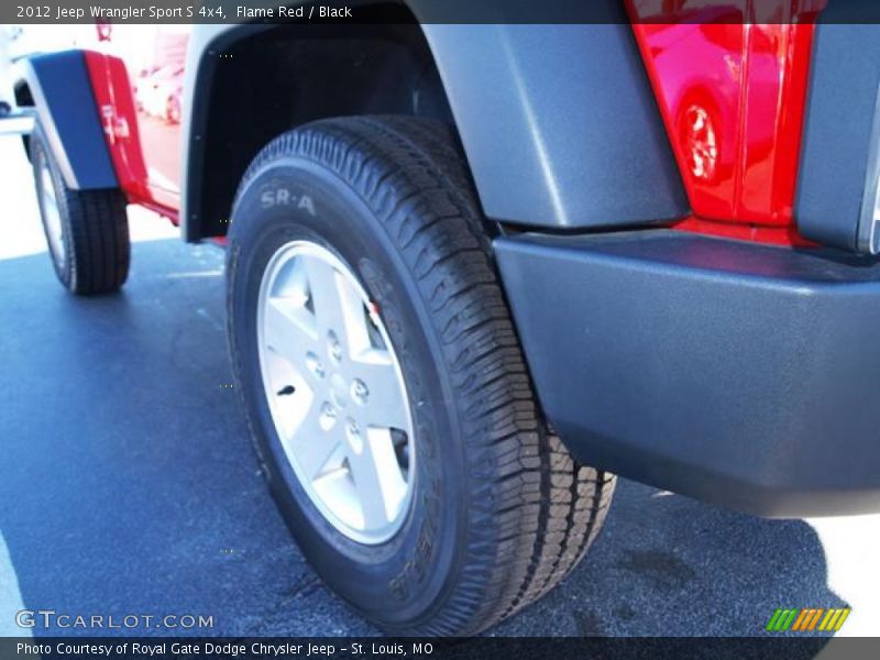 Flame Red / Black 2012 Jeep Wrangler Sport S 4x4