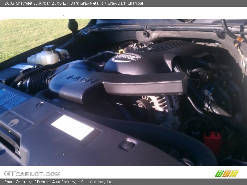 Dark Gray Metallic / Gray/Dark Charcoal 2003 Chevrolet Suburban 2500 LS