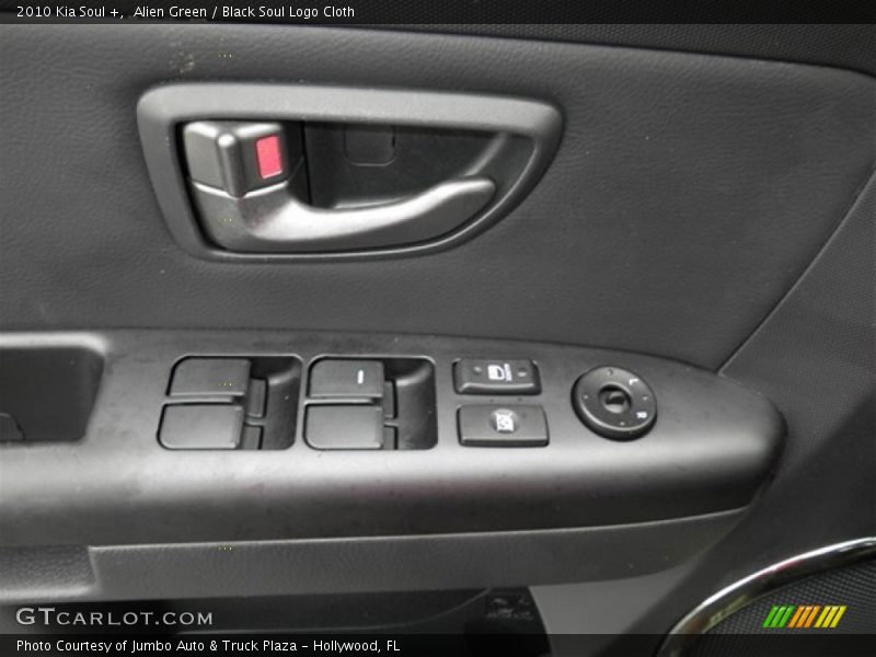 Alien Green / Black Soul Logo Cloth 2010 Kia Soul +