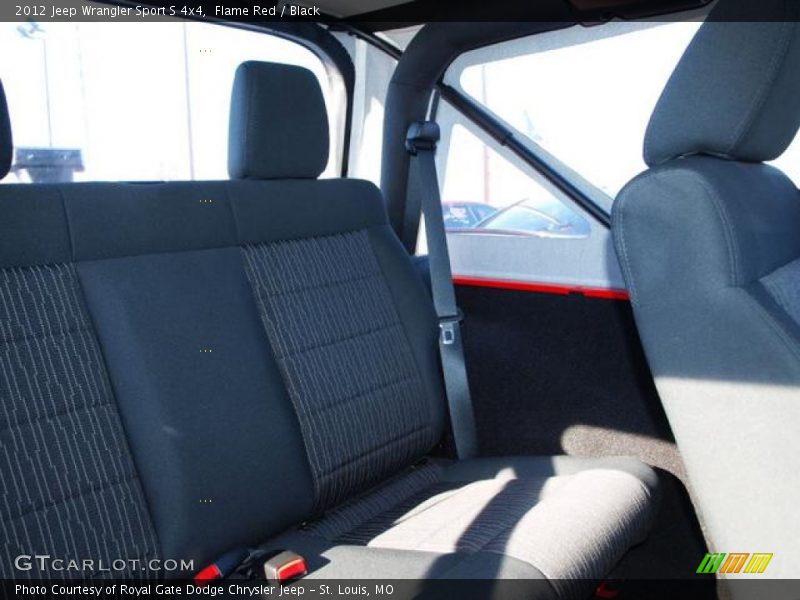 Flame Red / Black 2012 Jeep Wrangler Sport S 4x4