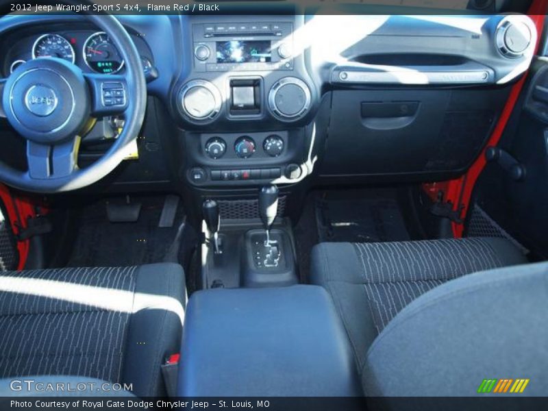 Flame Red / Black 2012 Jeep Wrangler Sport S 4x4