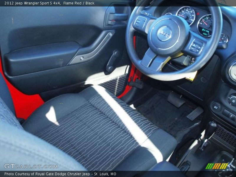 Flame Red / Black 2012 Jeep Wrangler Sport S 4x4