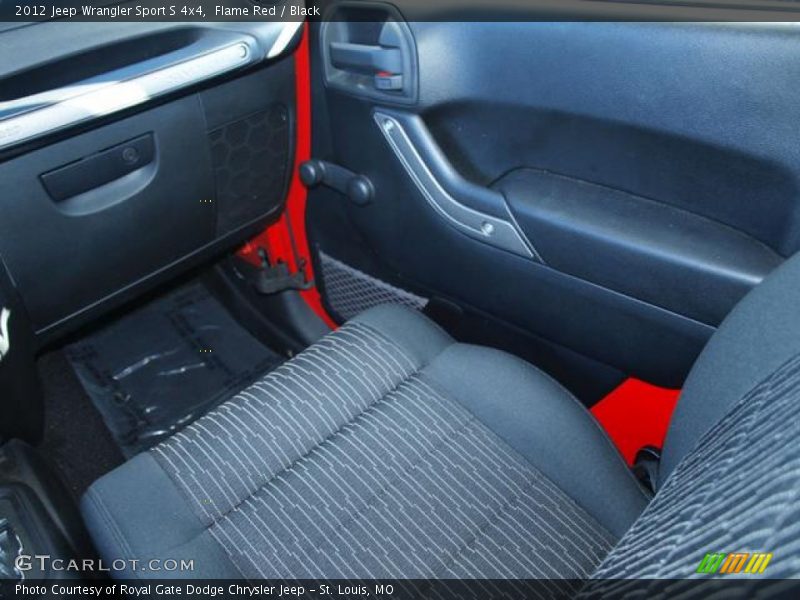 Flame Red / Black 2012 Jeep Wrangler Sport S 4x4