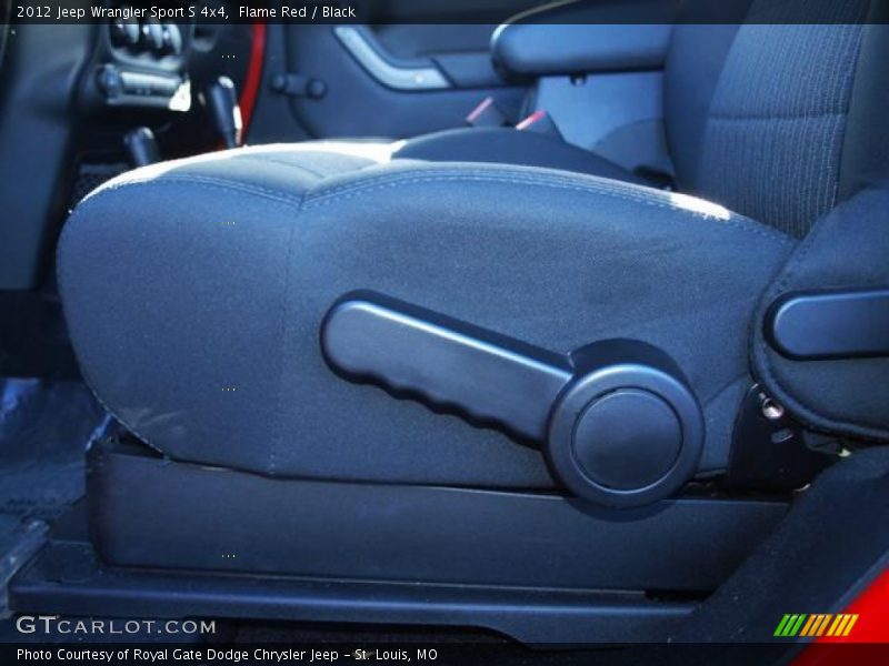 Flame Red / Black 2012 Jeep Wrangler Sport S 4x4