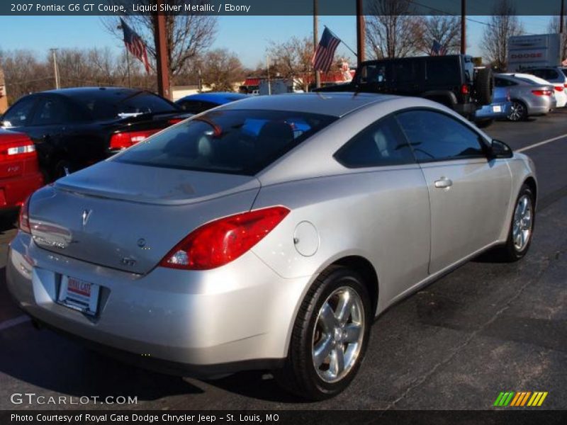 Liquid Silver Metallic / Ebony 2007 Pontiac G6 GT Coupe