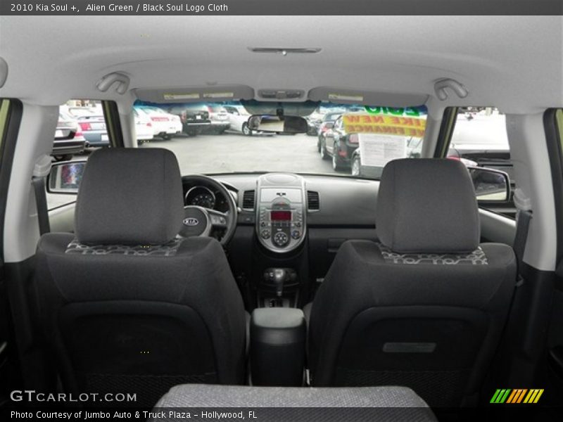 Alien Green / Black Soul Logo Cloth 2010 Kia Soul +