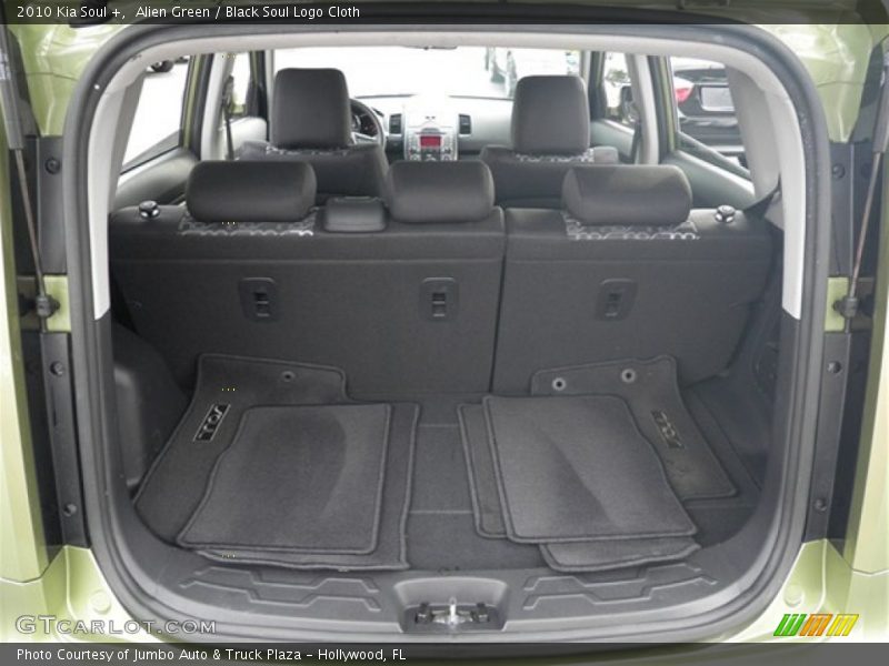 Alien Green / Black Soul Logo Cloth 2010 Kia Soul +