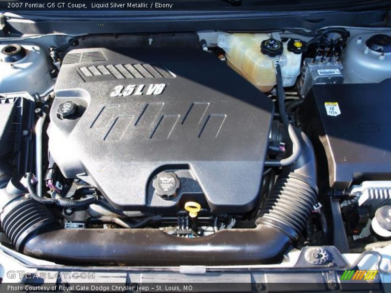 Liquid Silver Metallic / Ebony 2007 Pontiac G6 GT Coupe