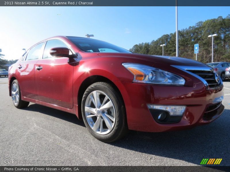 Cayenne Red / Charcoal 2013 Nissan Altima 2.5 SV