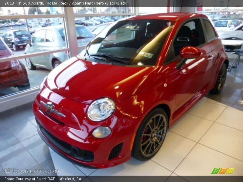 Front 3/4 View of 2013 500 Abarth