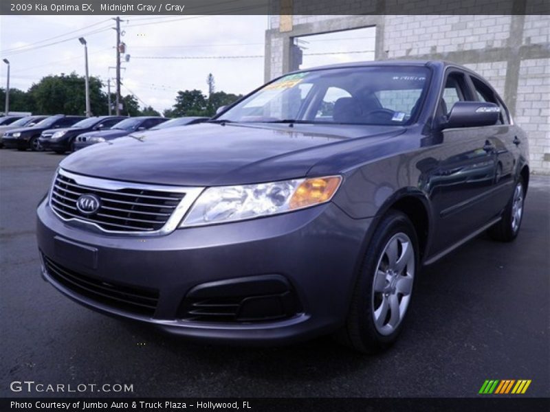 Midnight Gray / Gray 2009 Kia Optima EX