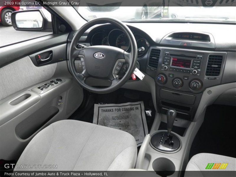 Midnight Gray / Gray 2009 Kia Optima EX