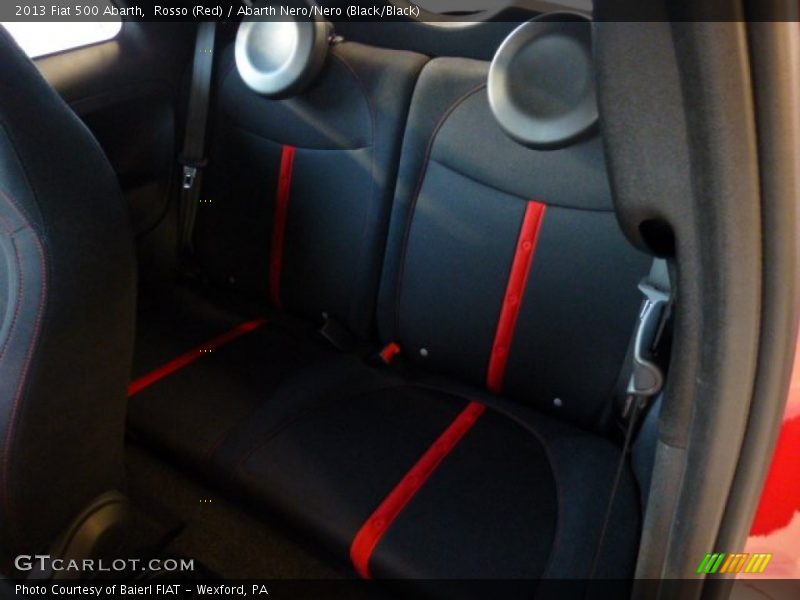 Rear Seat of 2013 500 Abarth