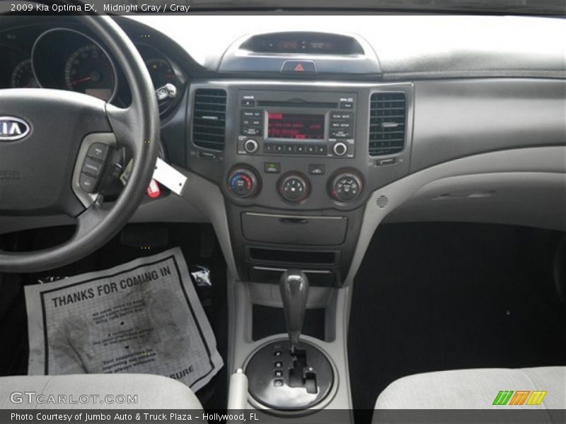 Midnight Gray / Gray 2009 Kia Optima EX