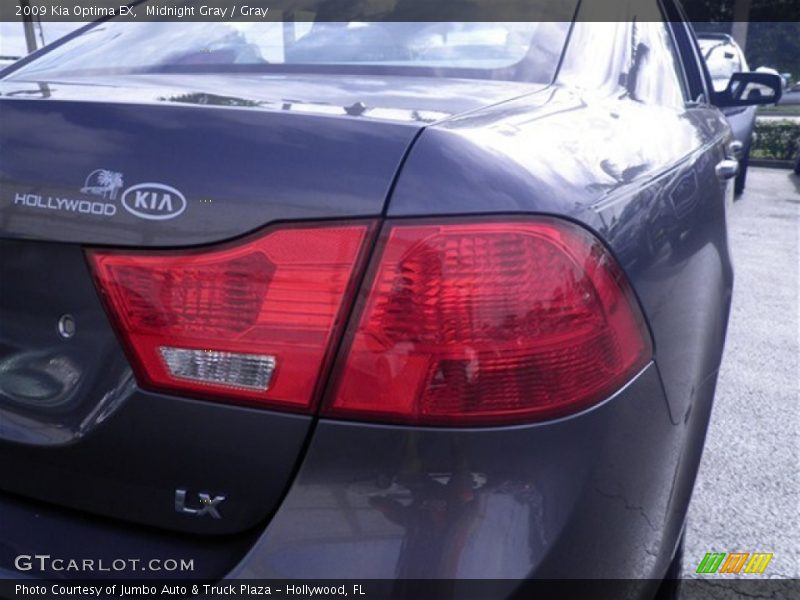 Midnight Gray / Gray 2009 Kia Optima EX