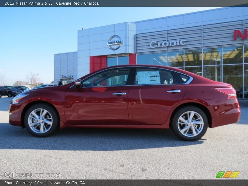 Cayenne Red / Charcoal 2013 Nissan Altima 2.5 SL