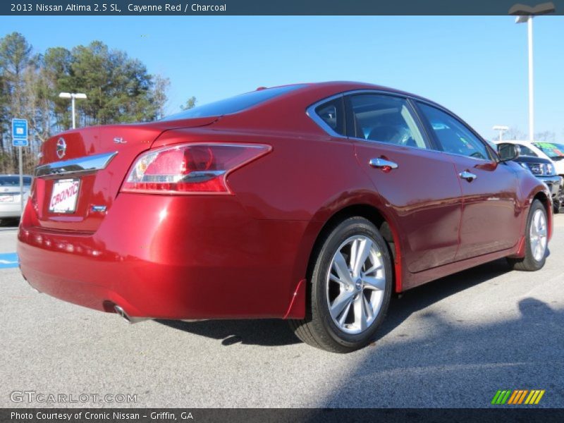 Cayenne Red / Charcoal 2013 Nissan Altima 2.5 SL