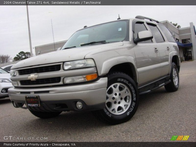 Sandalwood Metallic / Tan/Neutral 2004 Chevrolet Tahoe Z71 4x4