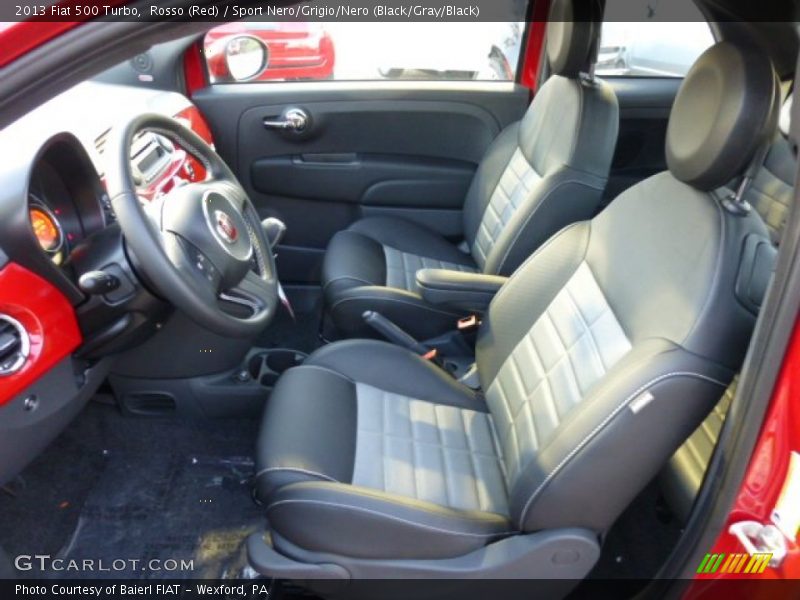 Front Seat of 2013 500 Turbo