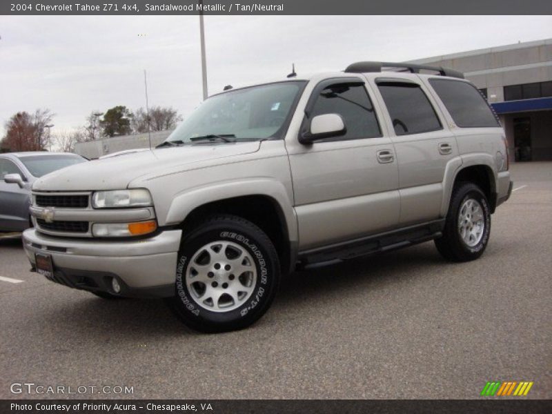 Sandalwood Metallic / Tan/Neutral 2004 Chevrolet Tahoe Z71 4x4