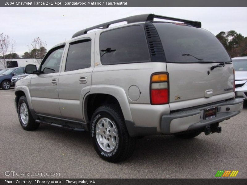 Sandalwood Metallic / Tan/Neutral 2004 Chevrolet Tahoe Z71 4x4