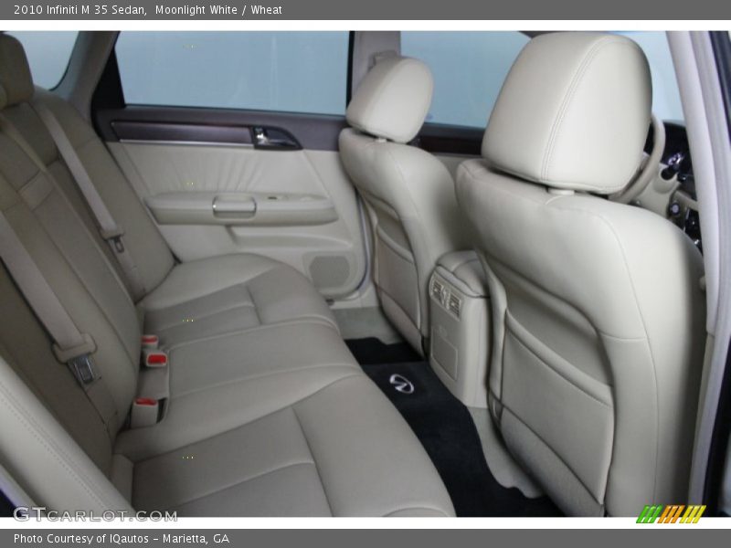 Moonlight White / Wheat 2010 Infiniti M 35 Sedan