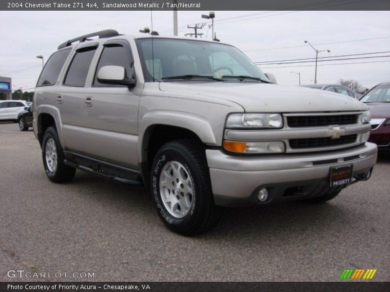 Sandalwood Metallic / Tan/Neutral 2004 Chevrolet Tahoe Z71 4x4