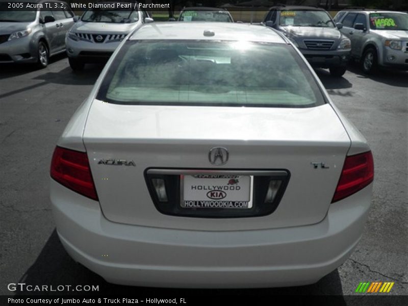 White Diamond Pearl / Parchment 2005 Acura TL 3.2
