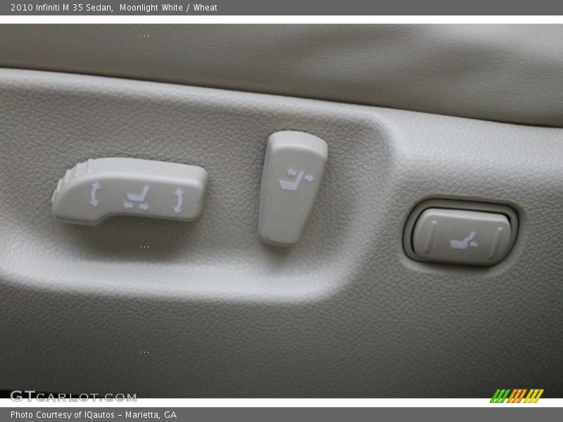Moonlight White / Wheat 2010 Infiniti M 35 Sedan