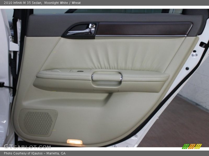 Moonlight White / Wheat 2010 Infiniti M 35 Sedan