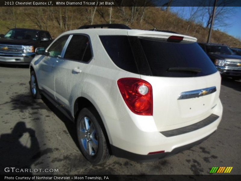 White Diamond Tricoat / Jet Black 2013 Chevrolet Equinox LT