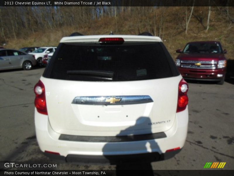 White Diamond Tricoat / Jet Black 2013 Chevrolet Equinox LT