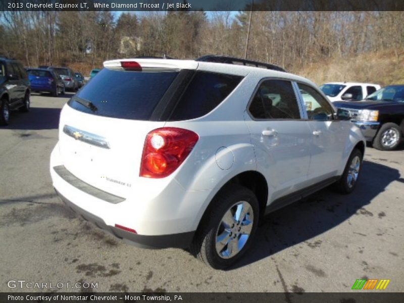 White Diamond Tricoat / Jet Black 2013 Chevrolet Equinox LT