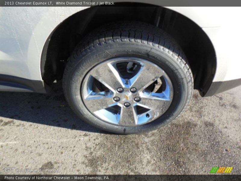 White Diamond Tricoat / Jet Black 2013 Chevrolet Equinox LT