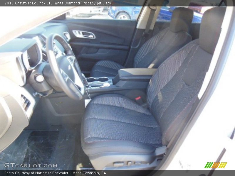 White Diamond Tricoat / Jet Black 2013 Chevrolet Equinox LT