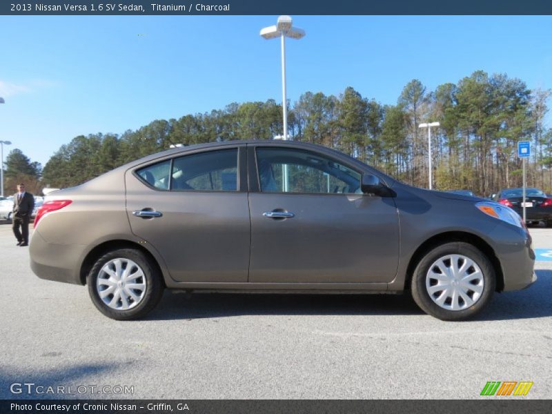 Titanium / Charcoal 2013 Nissan Versa 1.6 SV Sedan