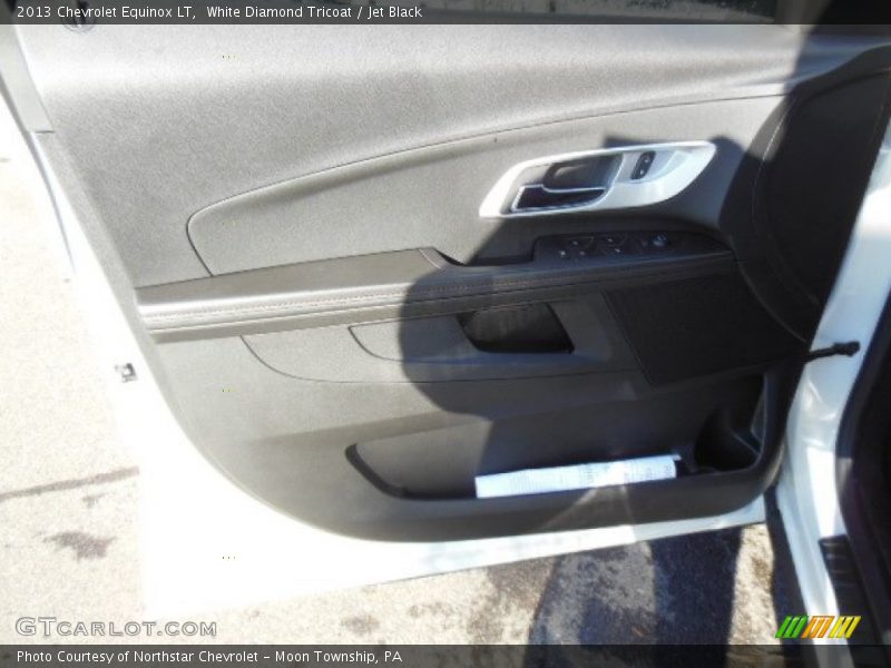 White Diamond Tricoat / Jet Black 2013 Chevrolet Equinox LT