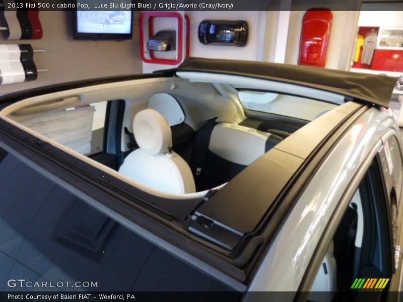 Sunroof of 2013 500 c cabrio Pop