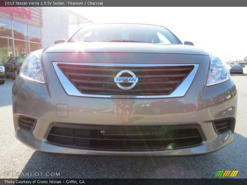 Titanium / Charcoal 2013 Nissan Versa 1.6 SV Sedan