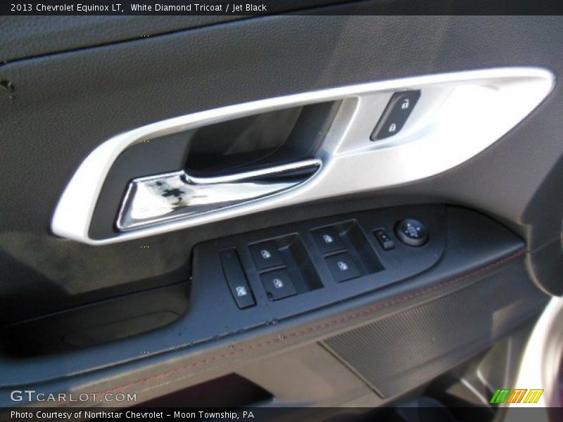 White Diamond Tricoat / Jet Black 2013 Chevrolet Equinox LT