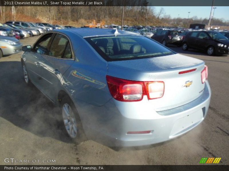 Silver Topaz Metallic / Jet Black 2013 Chevrolet Malibu LT