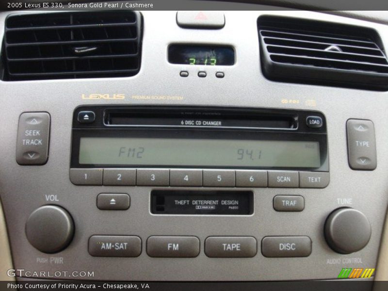 Sonora Gold Pearl / Cashmere 2005 Lexus ES 330