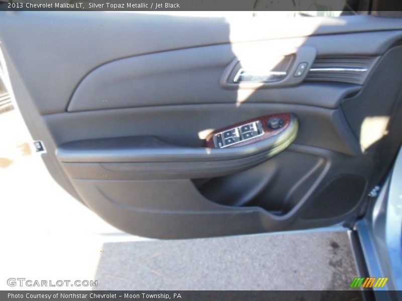 Silver Topaz Metallic / Jet Black 2013 Chevrolet Malibu LT