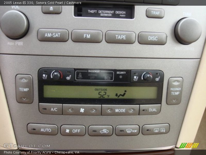 Sonora Gold Pearl / Cashmere 2005 Lexus ES 330