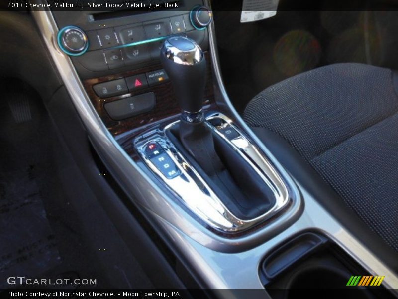 Silver Topaz Metallic / Jet Black 2013 Chevrolet Malibu LT